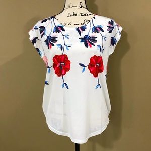 SHEIN  | Short Sleeve Floral Top